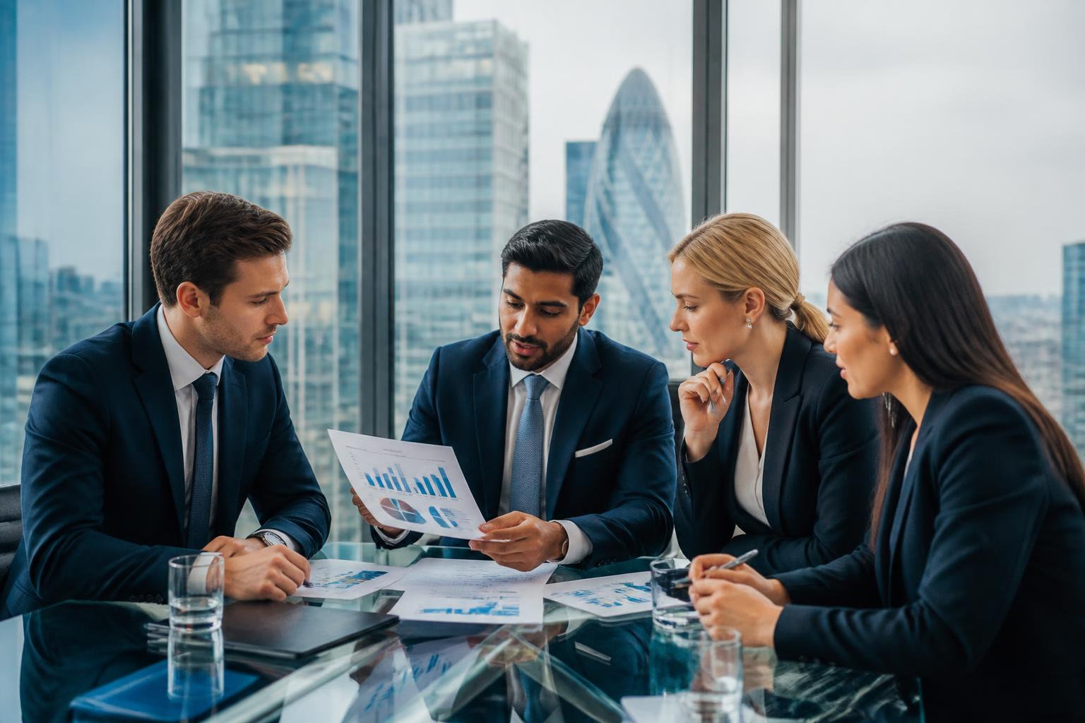 Business consultants in meeting
